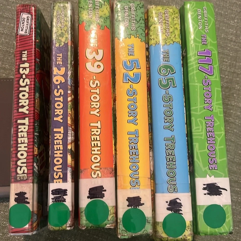 Treehouse Books Collection Andy Griffiths 6 Books Bundle 13, 26, 39, 52, 65, 117